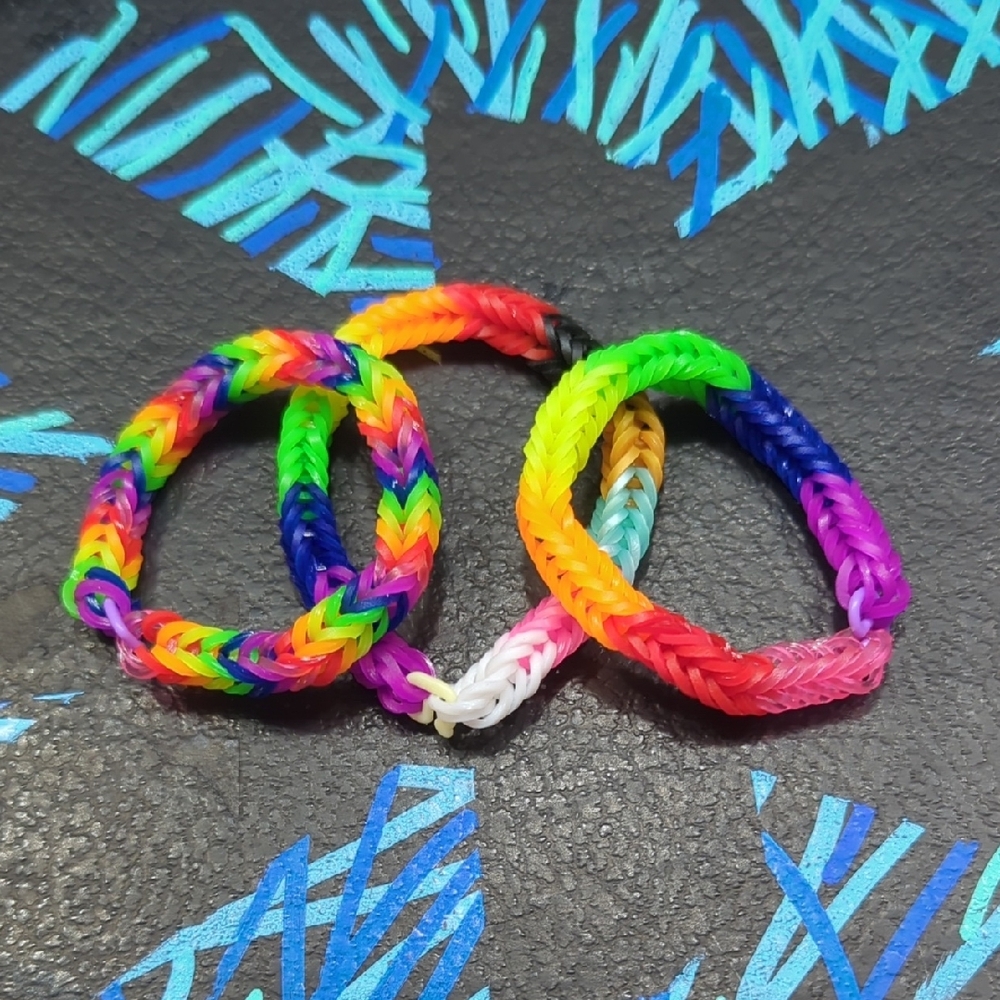 Pride Fishtail Bracelets Set Of Three
